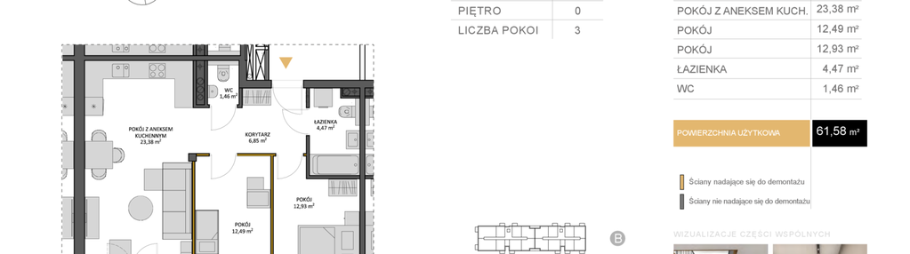 Mieszkanie w inwestycji: Osiedle Kasprowicza