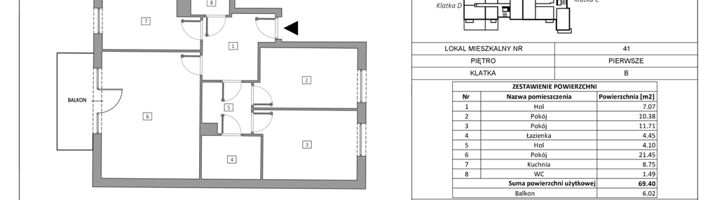 Mieszkanie w inwestycji: Wolne Miasto etap VII