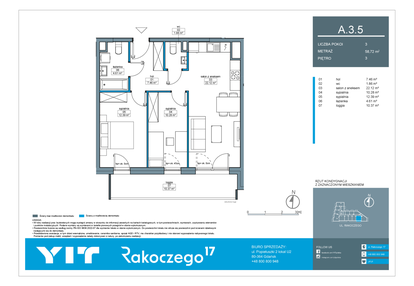 Mieszkanie w inwestycji: Rakoczego 17