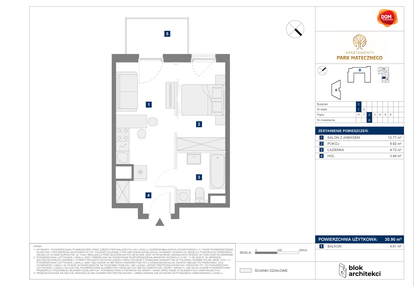 Mieszkanie w inwestycji: Apartamenty Park Matecznego Etap 1