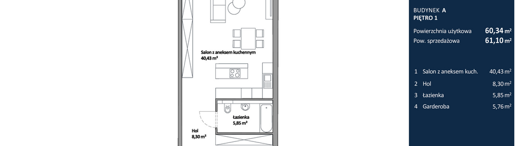 Mieszkanie w inwestycji: Bulvar Apartments - etap I