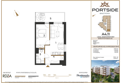 Mieszkanie w inwestycji: Portside Bałtycka