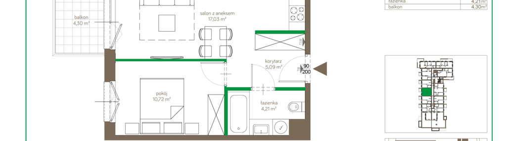 Mieszkanie w inwestycji: Ostródzka 123 - II etap
