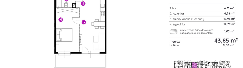 Mieszkanie w inwestycji: Murapol Osiedle Szafirove