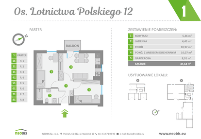 Mieszkanie w inwestycji: Os. Lotnictwa Polskiego 12