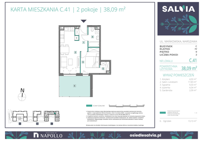 Mieszkanie w inwestycji: Osiedle Salvia