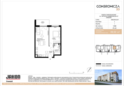 Mieszkanie w inwestycji: Gombrowicza 33