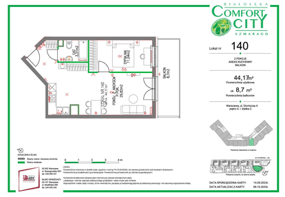 Mieszkanie w inwestycji: Comfort City Szmaragd