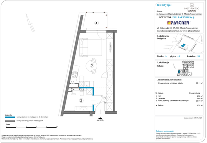 Mieszkanie w inwestycji: Daszyńskiego Square etap 1