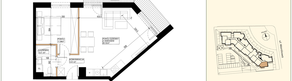 Mieszkanie w inwestycji: Waniliowa