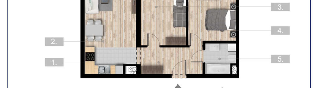 Mieszkanie w inwestycji: Szczytno Dąbrowskiego - etap 3