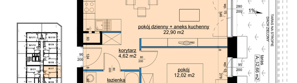 Mieszkanie w inwestycji: Osiedle Hawelańska etap III - bud. B