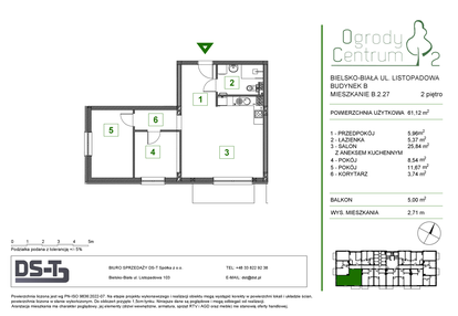Mieszkanie w inwestycji: Ogrody Centrum 2