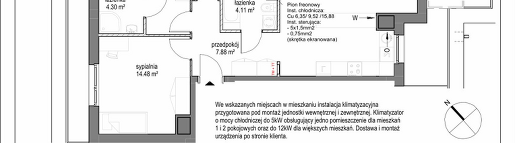 Mieszkanie w inwestycji: Kobieli 4