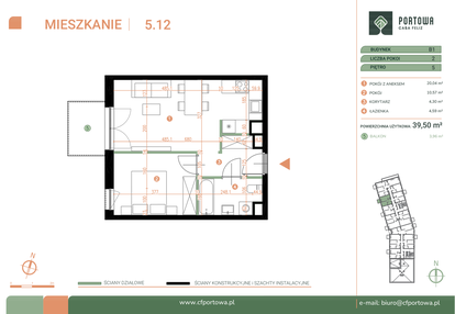 Mieszkanie w inwestycji: Casa Feliz Portowa II