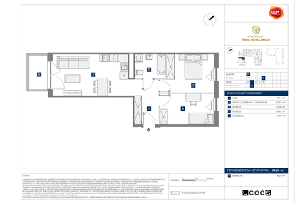Mieszkanie w inwestycji: Apartamenty Park Matecznego Etap 2.2