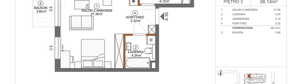 Mieszkanie w inwestycji: Apartamenty Rusałki