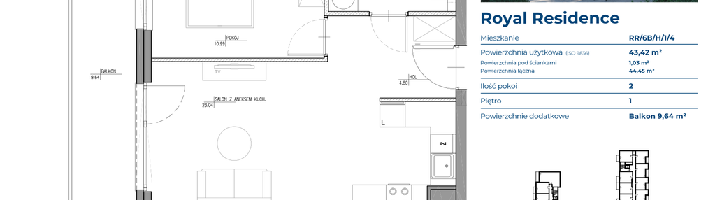 Mieszkanie w inwestycji: Royal Residence 6B