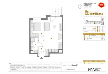 Mieszkanie w inwestycji: Apartamenty Rudnickiego