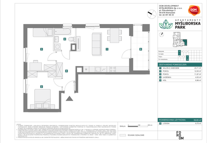 Mieszkanie w inwestycji: Apartamenty Myśliborska Park