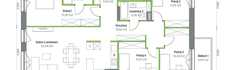 Mieszkanie w inwestycji: Oliwska Vita