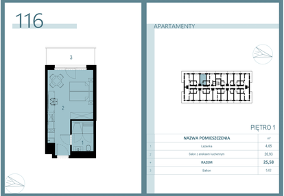 Mieszkanie w inwestycji: Linea Mare Mrzeżyno