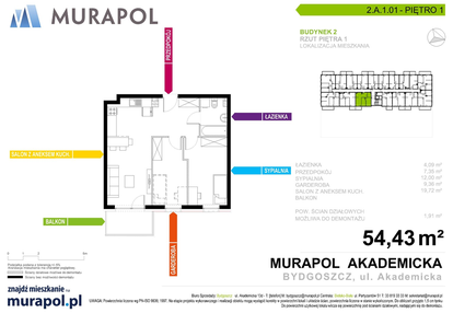 Mieszkanie w inwestycji: Murapol Osiedle Akademickie