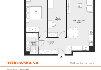 Mieszkanie w inwestycji: Bytkowska 3.0