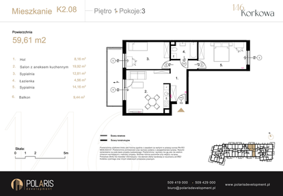 Mieszkanie w inwestycji: Korkowa 146