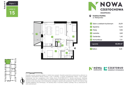 Mieszkanie w inwestycji: Nowa Częstochowa Małopolska