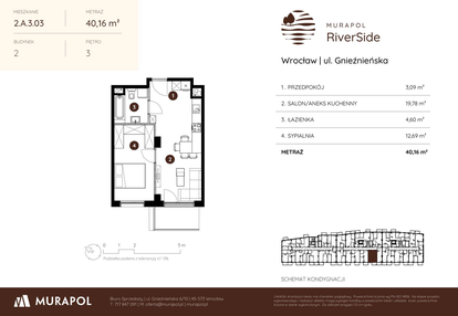Mieszkanie w inwestycji: Murapol RiverSide
