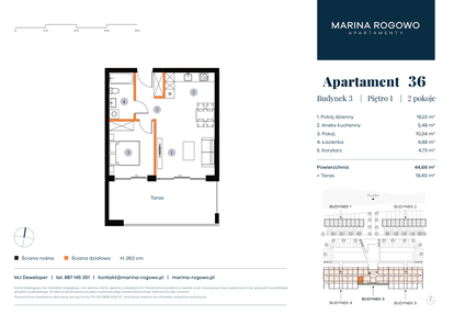 Mieszkanie w inwestycji: Apartamenty Marina Rogowo