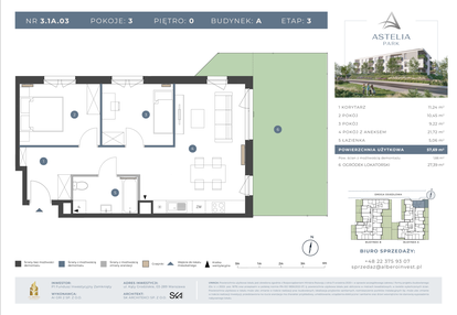 Mieszkanie w inwestycji: Astelia Park etap 1A i 3