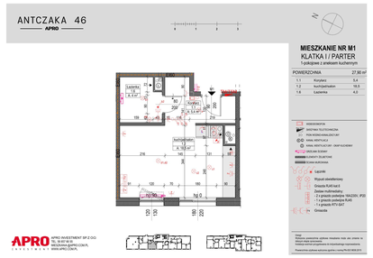 Mieszkanie w inwestycji: Antczaka 46