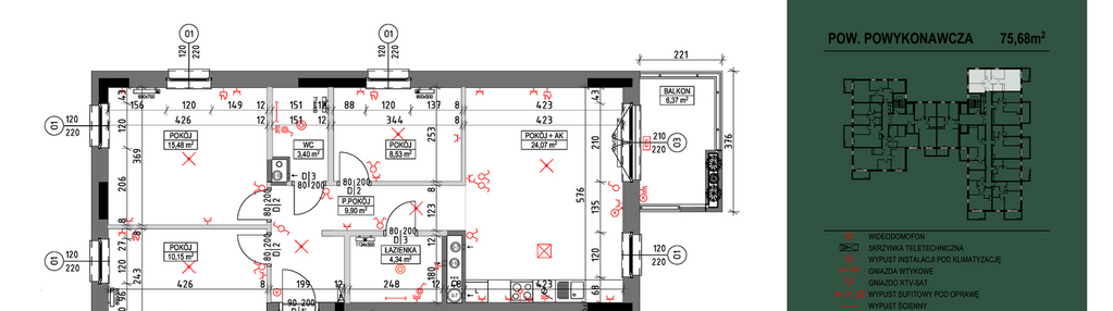 Mieszkanie w inwestycji: Wspólnota Mieszkaniowa Gajowa 72