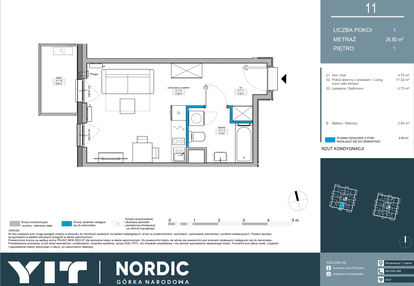 Mieszkanie w inwestycji: Nordic Górka Narodowa