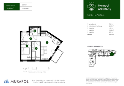 Mieszkanie w inwestycji: Murapol GreenCity bud. 2