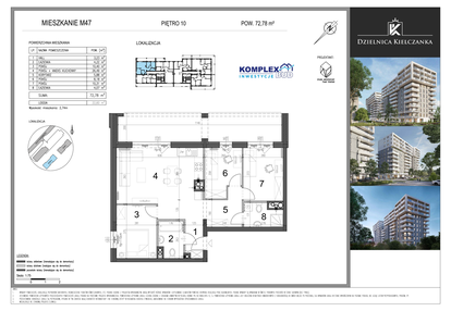 Mieszkanie w inwestycji: Dzielnica Kielczanka etap II