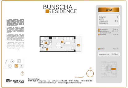 Mieszkanie w inwestycji: Bunscha Residence