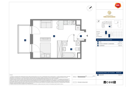 Mieszkanie w inwestycji: Apartamenty Park Matecznego Etap 2.2