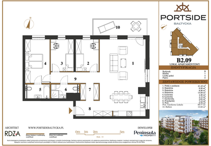 Mieszkanie w inwestycji: Portside Bałtycka