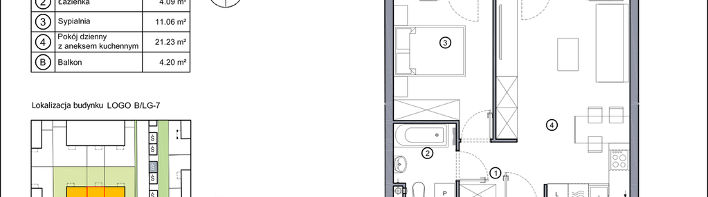 Mieszkanie w inwestycji: os. Linea w Buku