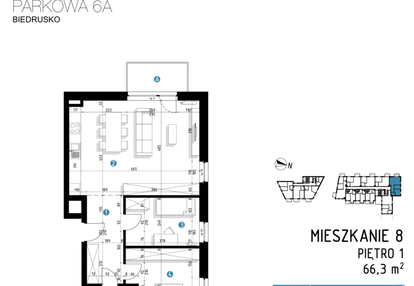 Mieszkanie w inwestycji: Parkowa 6AC - ETAP III