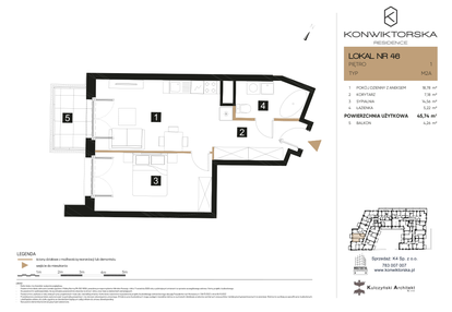 Mieszkanie w inwestycji: Konwiktorska Residence