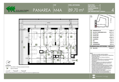 Mieszkanie w inwestycji: Panarea