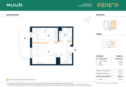 Mieszkanie w inwestycji: Reneta