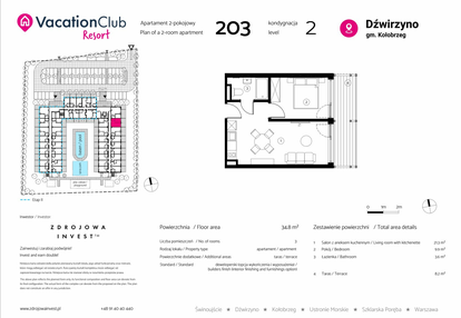 Mieszkanie w inwestycji: VacationClub Resort