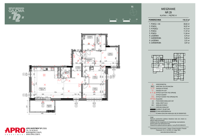 Mieszkanie w inwestycji: Wspólnota Mieszkaniowa Gajowa 72