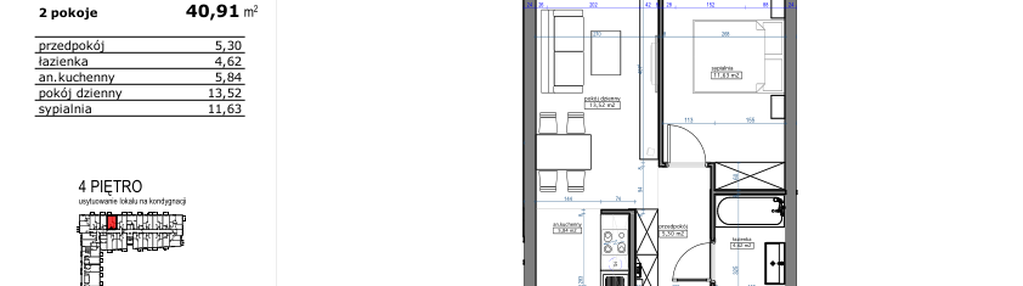 Mieszkanie w inwestycji: Naramowicka 172