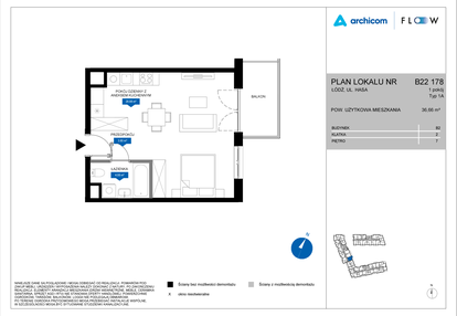 Mieszkanie w inwestycji: Flow - bud. B2 A i bud. B2 B